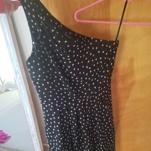 WHBM one shoulder spring knee length dress Size 10